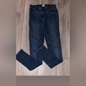 Free People FP Denim Jeans Size 27 Skinny Medium Wash High Rise